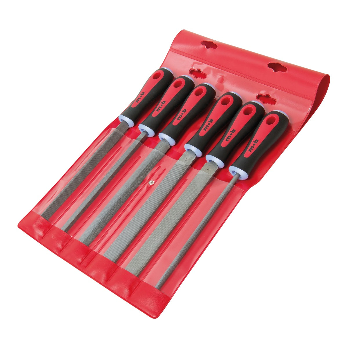 Feilensatz 6-teilig 200 mm in Rolltasche