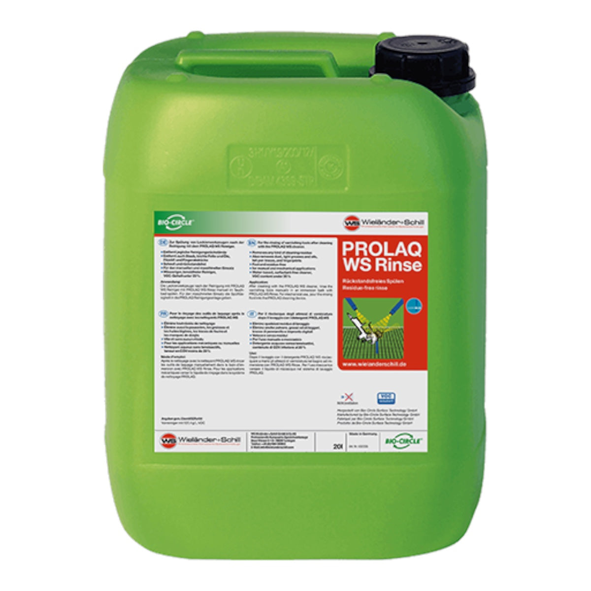 Prolaq WS Rinse | VE: 20 l Reinigungssystem für Lackierwerkzeuge