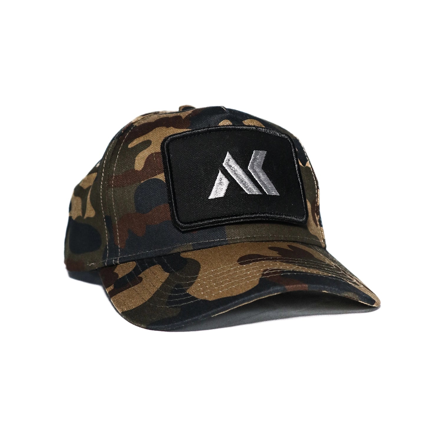 Cap Camouflage Logo Stick Grau