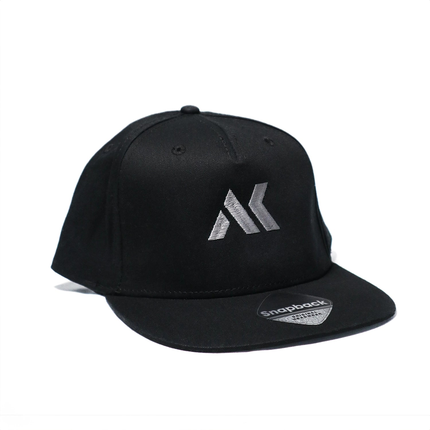 Snapback Kappe Logo Stick Grau