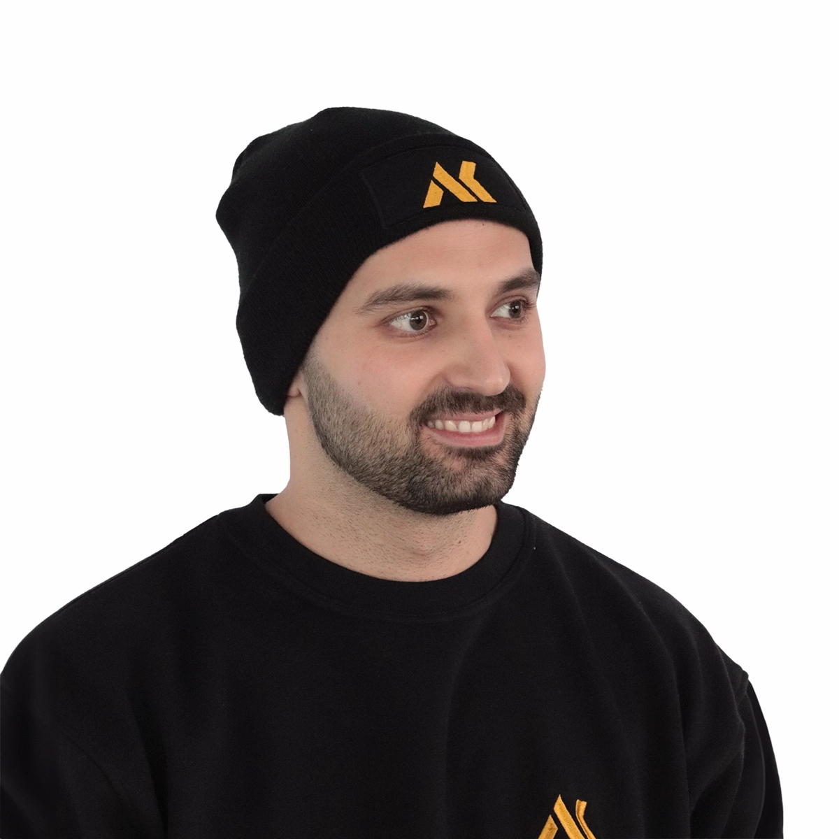 Mütze Logo Stick Gold