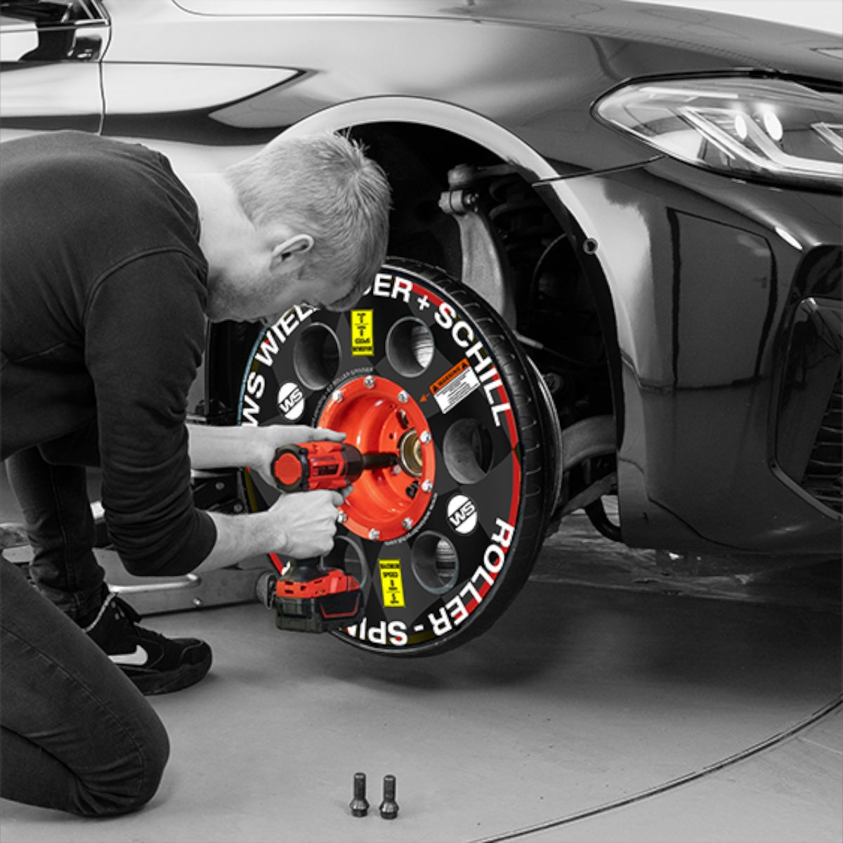 WS Roller-Spinner | 5/6 Lackierrad, Ersatzrad und Rangierhilfe