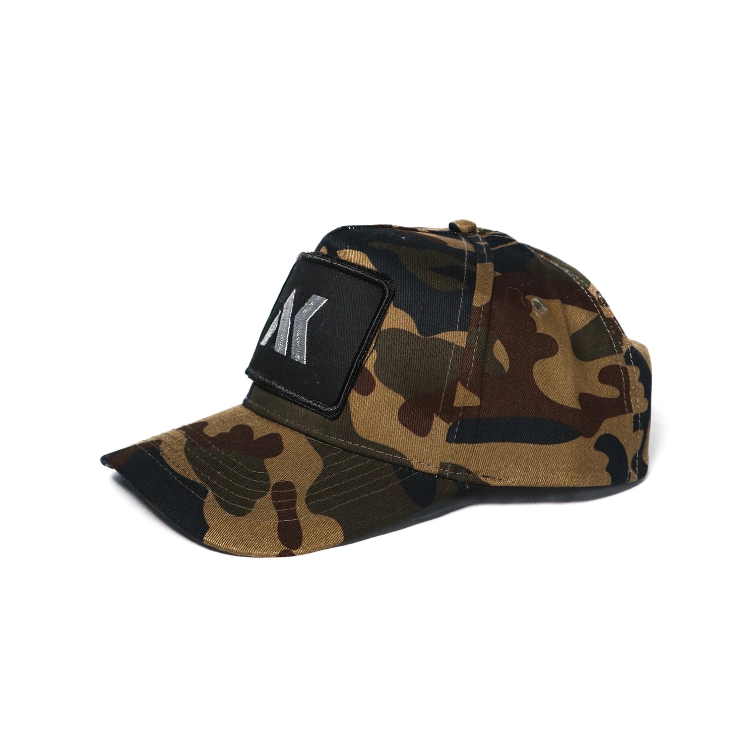 Cap Camouflage Logo Stick Grau